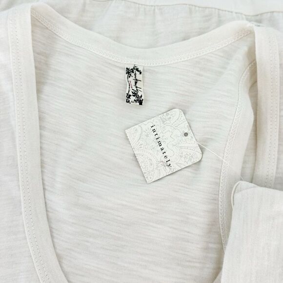 FREE PEOPLE INTIMATELY NWT Tee Off Thong Bodysuit -ivory- size XS OB1297817 - Picture 7 of 7